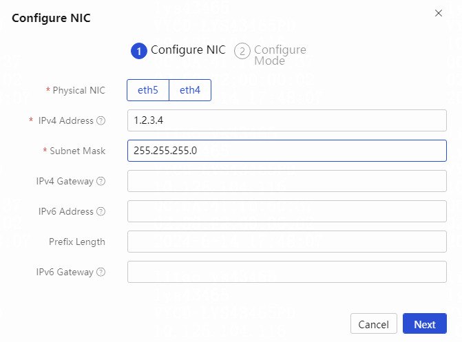 Selecting link aggregation and load balancing modes